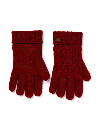 Dubarry Ladies Arklow Knitted Gloves - Cardinal Red (M)